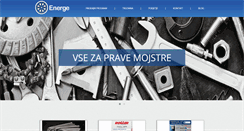 Desktop Screenshot of energe.si